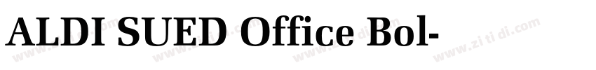 ALDI SUED Office Bol字体转换